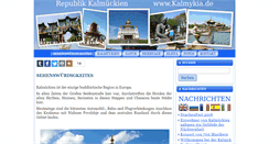 Desktop Screenshot of kalmykia.de